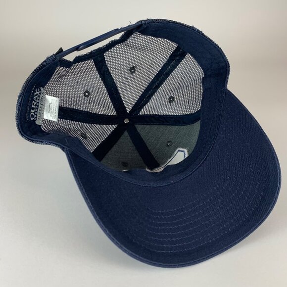 Montana State Bobcats NCAA Navy Blue Ouray Snapback Trucker Hat - Picture 4 of 5